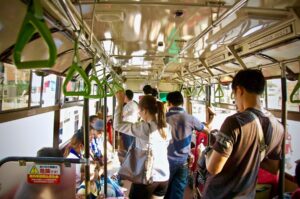 Photo "How to use public transportation to reduce pollution in cities"